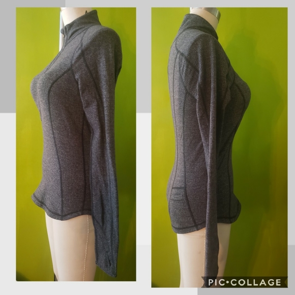 Lululemon Run U-Turn Heathered Coal Pullover - Picture 2 of 7